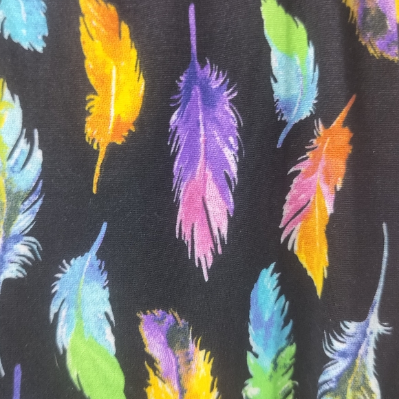 Women's Leggings  Multi Colored Print By Docele Size:One Size [0-12] NWT - Picture 3 of 8